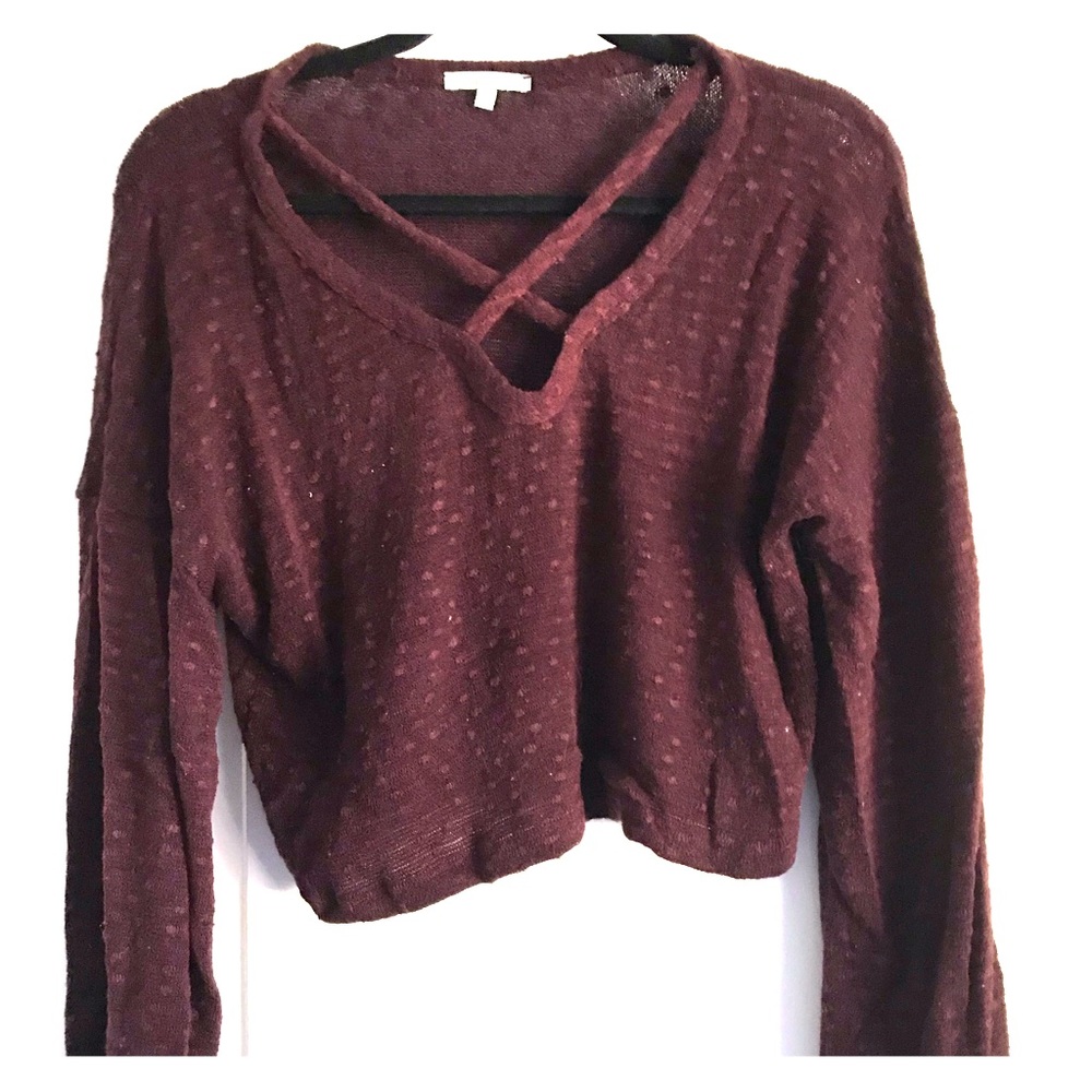 Charlotte Russe Crop Sweater